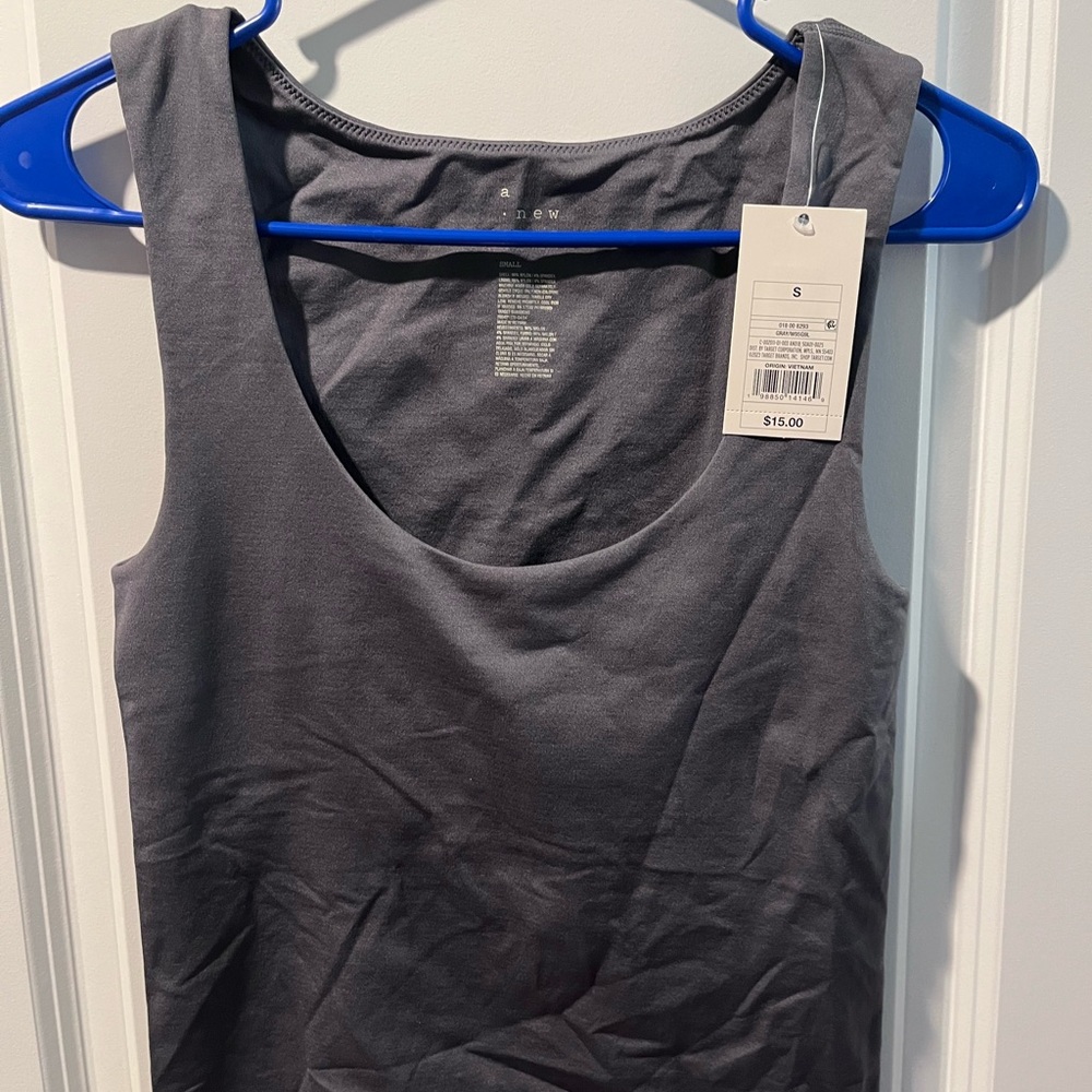 a new day Charcoal Tank Top